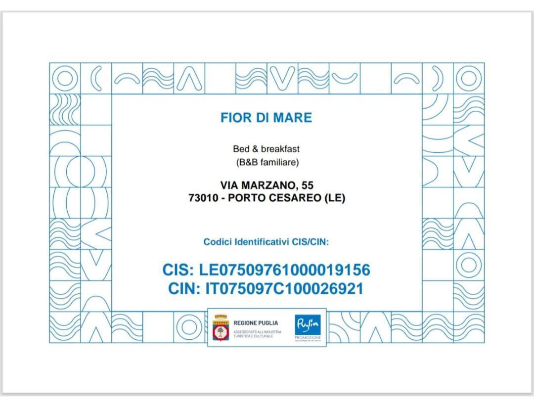 B&B Fior di Mare Porto Cesareo Bagian luar foto